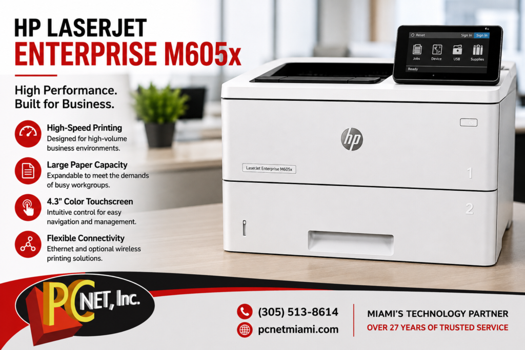 HP LaserJet Enterprise M605x