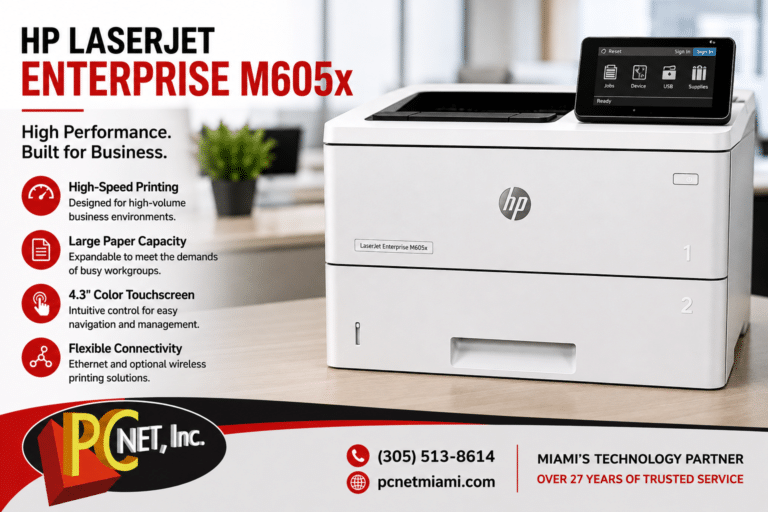 HP LaserJet Enterprise M605x