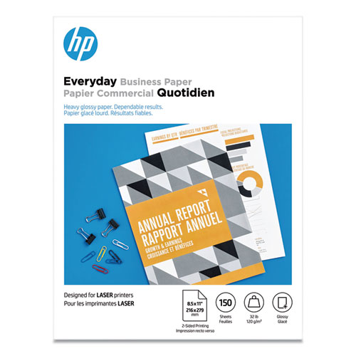 HP Glossy 8.5 x 11 Paper - 4WN08A