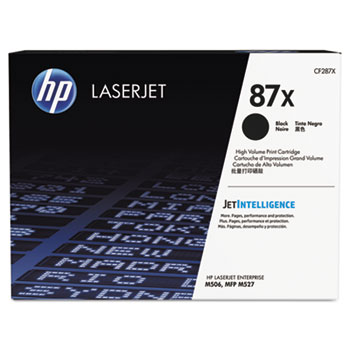HP 87X High Yield Black Original LaserJet Toner Cartridge, CF287X