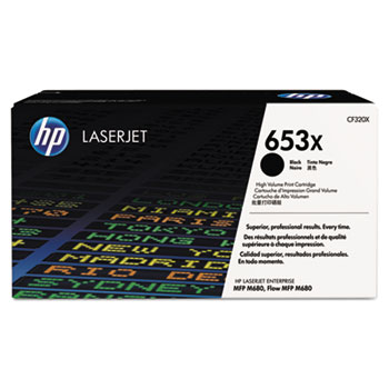 HP 653X High Yield Black Original LaserJet Toner Cartridge (CF320X)