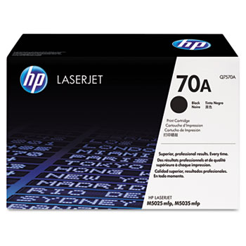 HP 70A Black Original LaserJet Toner Cartridge (Q7570A)