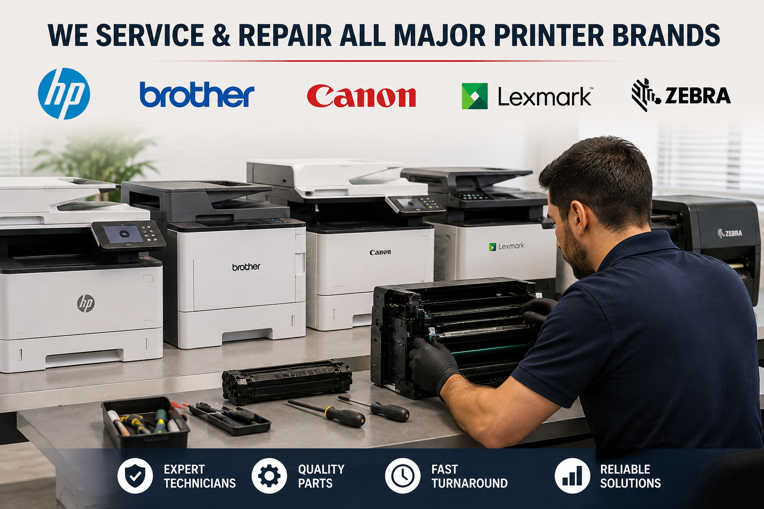 printer-brands-service-repair-miami Printer maintenance plans for Miami businesses, offices, healthcare, retail and warehouses