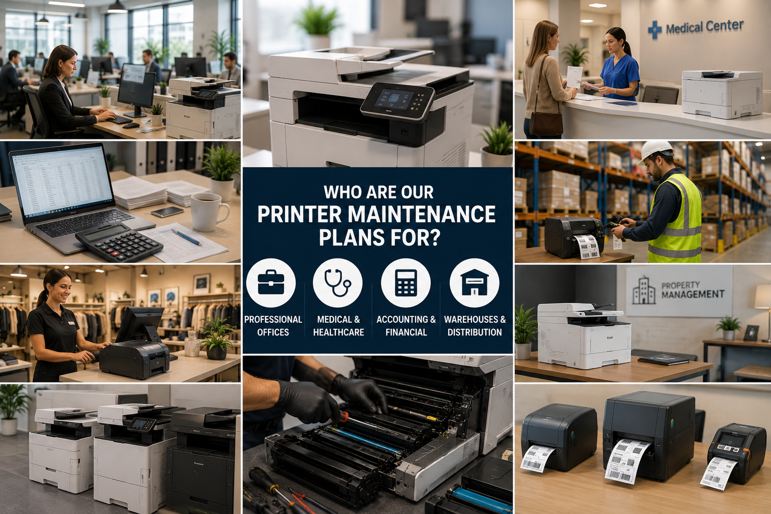 printer-maintenance-plans-miami-businesses Printer maintenance plans for Miami businesses, offices, healthcare, retail and warehouses