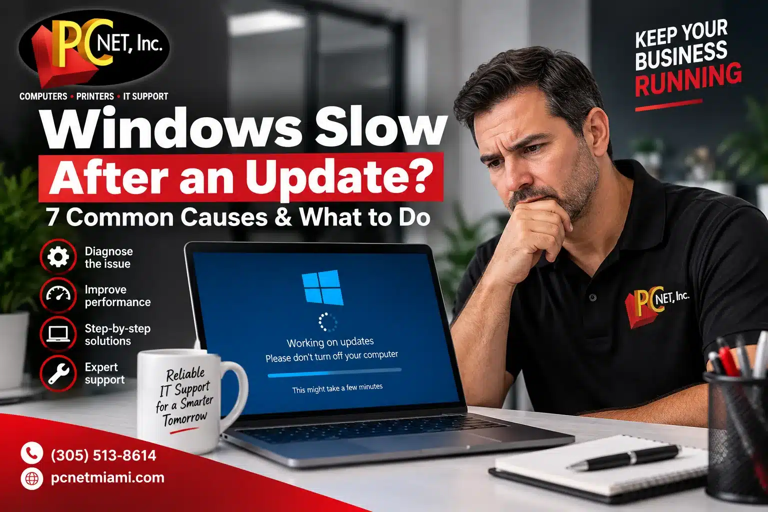 windows-slow-after-update-pc-net Windows slow after an update diagnosed by a computer technician